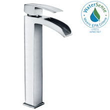 Load image into Gallery viewer, Key Series Single Hole Single-Handle Vessel Bathroom Faucet in Polished Chrome- Anzzi