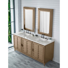 Load image into Gallery viewer, James Martin Portland 72&quot; Whitewashed Walnut Double Vanity