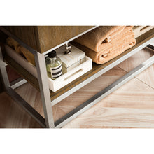 Load image into Gallery viewer, James Martin Columbia 31.5&quot; Latte Oak - Brushed Nickel Single Vanity