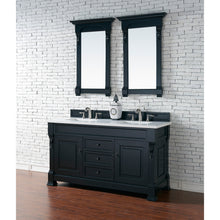 Load image into Gallery viewer, James Martin Brookfield 60&quot; Antique Black Double Vanity