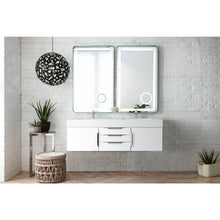 Load image into Gallery viewer, James Martin Mercer Island 59&quot; Glossy White Double Vanity