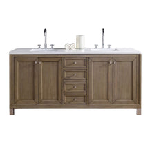Load image into Gallery viewer, James Martin Chicago 72&quot; Whitewashed Walnut Double Vanity