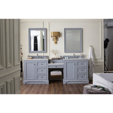 Load image into Gallery viewer, James Martin De Soto 94&quot; Silver Gray Double Vanity Set