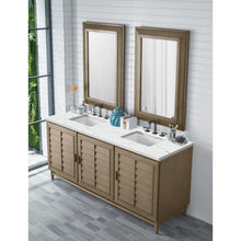 Load image into Gallery viewer, James Martin Portland 72&quot; Whitewashed Walnut Double Vanity