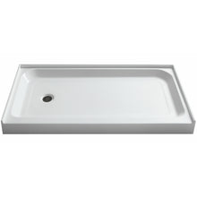 Load image into Gallery viewer, Tier 32 x 60  in. Left Drain Single Threshold Shower Base in White- Anzzi