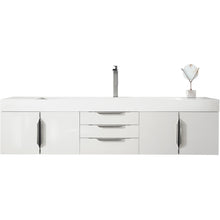 Load image into Gallery viewer, James Martin Mercer Island 72&quot; Glossy White Single Vanity- James Martin