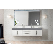 Load image into Gallery viewer, James Martin Mercer Island 72&quot; Glossy White Double Vanity
