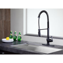 Load image into Gallery viewer, Bastion Single-Handle Standard Kitchen Faucet in Oil Rubbed Bronze- Anzzi