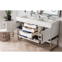 Load image into Gallery viewer, James Martin Columbia 59&quot; Glossy White Double Vanity