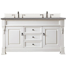 Load image into Gallery viewer, James Martin Brookfield 60&quot; Bright White Double Vanity- James Martin