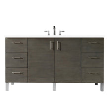 Load image into Gallery viewer, James Martin Metropolitan 60&quot; Silver Oak Single Vanity