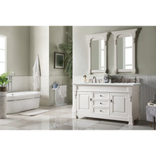 Load image into Gallery viewer, James Martin Brookfield 60&quot; Bright White Double Vanity- James Martin