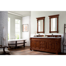 Load image into Gallery viewer, James Martin Brookfield 72&quot; Warm Cherry Double Vanity