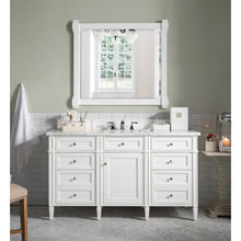 Load image into Gallery viewer, James Martin Brittany 60&quot;  Bright White Single Vanity- James Martin