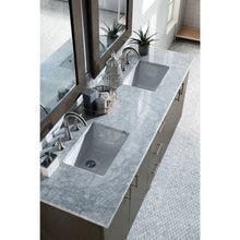 Load image into Gallery viewer, James Martin Metropolitan 72&quot; Silver Oak Double Vanity