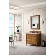 Load image into Gallery viewer, James Martin Brittany 36&quot;Saddle Brown Single Vanity