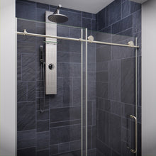 Load image into Gallery viewer, Padrona Series 48 in. by 76 in. Frameless Sliding Shower Door in Brushed Nickel with Handle- Anzzi