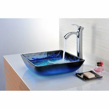 Load image into Gallery viewer, Viace Series Deco-Glass Vessel Sink in Blazing Blue- Anzzi