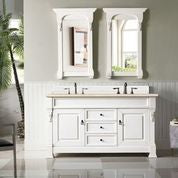 Load image into Gallery viewer, James Martin Brookfield 60&quot; Bright White Double Vanity