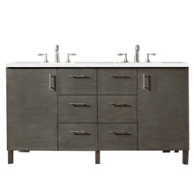 Load image into Gallery viewer, James Martin Metropolitan 60&quot; Silver Oak Double Vanity- James Martin