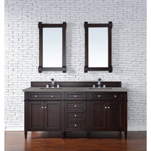Load image into Gallery viewer, James Martin Brittany 72&quot;  Burnished Mahogany Double Vanity