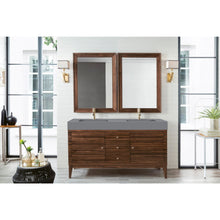 Load image into Gallery viewer, James Martin Linear 59&quot; Mid Century Walnut Double Vanity