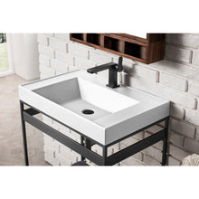 Load image into Gallery viewer, James Martin Como 27.6&quot; Matte Black Sink Console