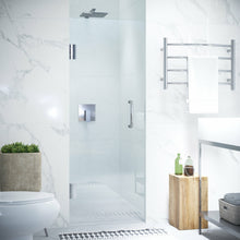Load image into Gallery viewer, Passion Series 30 in. by 72 in. Frameless Hinged Shower Door in Chrome with Handle- Anzzi