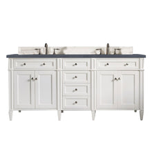 Load image into Gallery viewer, James Martin Brittany 72&quot; Bright White Double Vanity- James Martin