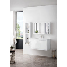 Load image into Gallery viewer, James Martin Milan 35.4&quot; Glossy White Single Vanity