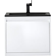 Load image into Gallery viewer, James Martin Milan 23.6&quot; Glossy White Single Vanity- James Martin