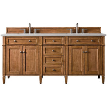 Load image into Gallery viewer, James Martin Brittany 72&quot;  Saddle Brown Double Vanity- James Martin