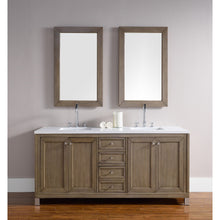 Load image into Gallery viewer, James Martin Chicago 72&quot; Whitewashed Walnut Double Vanity