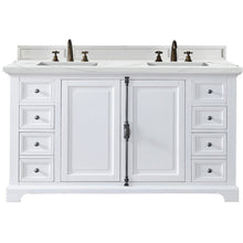 Load image into Gallery viewer, James Martin Providence 60&quot; Bright White Double Vanity- James Martin