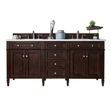 Load image into Gallery viewer, James Martin Brittany 72&quot;  Burnished Mahogany Double Vanity