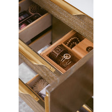 Load image into Gallery viewer, James Martin Columbia 72&quot; Latte Oak - Radiant Gold Double Vanity