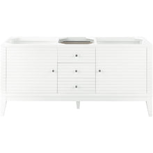 Load image into Gallery viewer, James Martin Linear 59&quot; Glossy White Double Vanity- James Martin