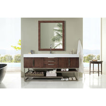 Load image into Gallery viewer, James Martin Columbia 72&quot; Coffee Oak - Matte Black Single Vanity