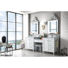 Load image into Gallery viewer, James Martin Copper Cove Encore 86&quot; Bright White Double Vanity Set