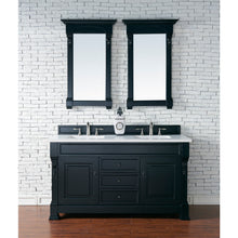 Load image into Gallery viewer, James Martin Brookfield 60&quot; Antique Black Double Vanity