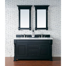Load image into Gallery viewer, James Martin Brookfield 60&quot; Antique Black Double Vanity