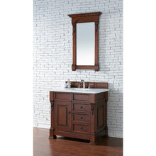 Load image into Gallery viewer, James Martin Brookfield 36&quot; Warm Cherry Single Vanity