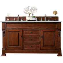 Load image into Gallery viewer, James Martin Brookfield 60&quot; Warm Cherry Double Vanity- James Martin