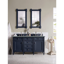 Load image into Gallery viewer, James Martin Brittany 60&quot;  Victory Blue Double Vanity- James Martin