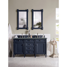 Load image into Gallery viewer, James Martin Brittany 60&quot;  Victory Blue Double Vanity