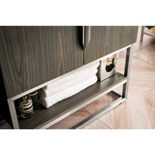 Load image into Gallery viewer, James Martin Columbia 31.5&quot; Ash Gray - Brushed Nickel Single Vanity