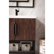 Load image into Gallery viewer, James Martin Columbia 31.5&quot; Coffee Oak - Matte Black Single Vanity