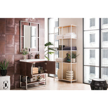 Load image into Gallery viewer, James Martin Columbia 31.5&quot; Coffee Oak - Brushed Nickel Single Vanity