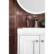 Load image into Gallery viewer, James Martin Chianti 20&quot; Glossy White - Brushed Nickel Single Vanity