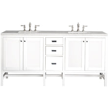 Load image into Gallery viewer, James Martin Addison 72&quot; Glossy White Double Vanity- James Martin